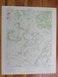 Princeton East Kentucky 1969 Original Vintage USGS Topo Karte - Bild 1 von 1