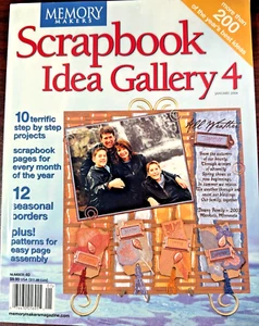 MEMORY MAKERS SCRAPBOOK IDEA GALLERY 4 MAGAZINE - January 2004 - NLA - NEW! - Picture 1 of 1