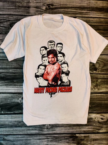 NIKE MANNY PACQUIAO PACMAN Boxing Bird on back Small Shirt Men's Cover