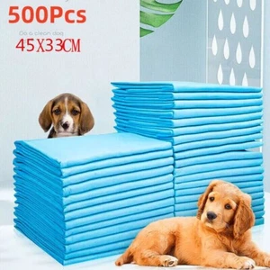 500 Puppy Training Trainer Train Pads Toilet Pee Wee Poo Dog Pet Cat Mats - Picture 1 of 17