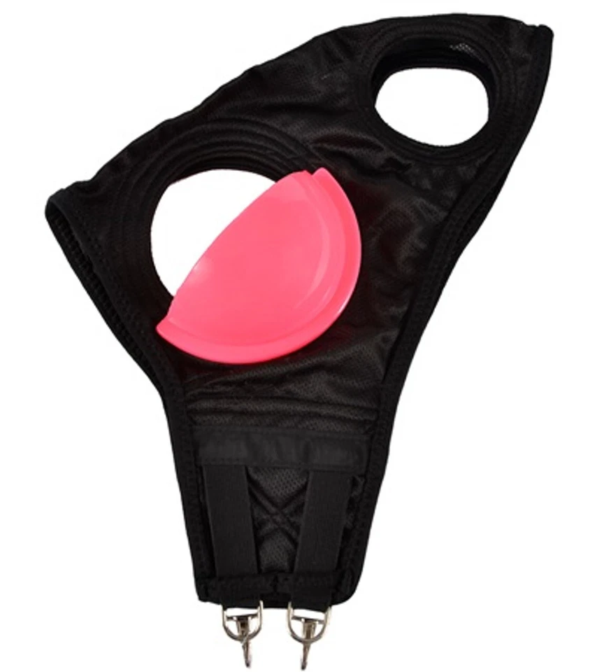 Capucha intermitente de malla con tazas completas y broche de presión/dee-horse racing Foto 1 de 1