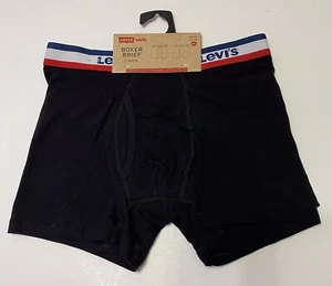 Levi’s Kid boxer brief 2 pack Black/Black Boys M (10-12) - Picture 1 of 2