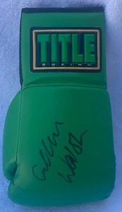 KING CALLUM WALSH SIGNED AUTO'D TITLE BOXING GLOVE BAS COA WBC CHAMP IRELAND UFC - Picture 1 of 4