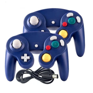 2 Pack Wired NGC Controller Gamepad for Nintendo GameCube GC & Wii U Console USA - Picture 1 of 68