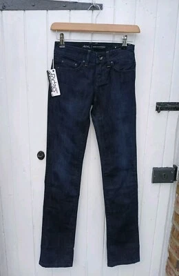 RIDERS BUMPER WOMENS STRAIGHT DARK DENIM JEANS - UK 6 - 24W 34L - NEW - RRP: $80 - Image 1 of 4