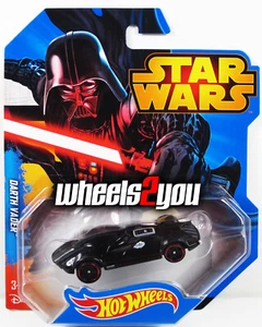 2014 Hot Wheels DARTH VADER black - STAR WARS - HW Character Cars 1:64 CGW36 - Picture 1 of 2