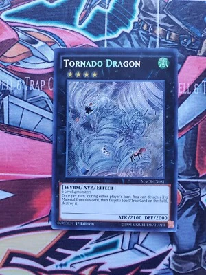 YUGIOH TORNADO DRAGON MACR-EN081 1ST SECRET - Image 1 of 2