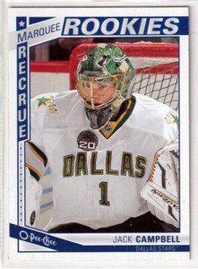 2013-14 O-Pee-Chee #599 Jack Campbell RC - Dallas Stars