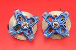 1987-1990 Suzuki LT500 LT500r Quadzilla Front Spindle Set Left Right Brake Rotor - Picture 1 of 9