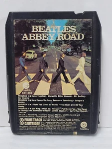 The BEATLES Abbey Road 8-Track Tape CAPITOL 8XT 383 Black Shell - Picture 1 of 4