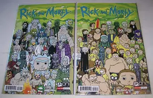 Rick and Morty #50 B & C set of 2 connecting covers unread 2019 Oni Press - Picture 1 of 3
