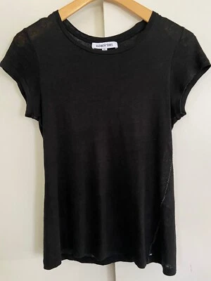 Elizabeth and James Linen Knit Top  T-Shirt Womens XS - Image 1 of 4