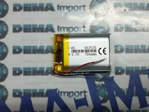 BATTERIA LiPo polimeri Li-Ion Batteria Cella per GPS MP3 3.7 v 700mAh 802535 - Foto 1 di 3