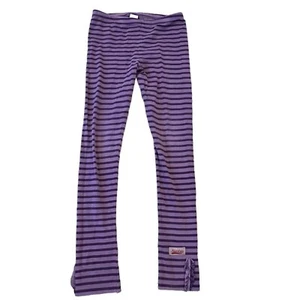 Naartjie Purple 2-Tone Stripe Leggings Pants Kids Girls Vintage XXXL 9 - Picture 1 of 5