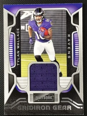 2021 Panini Playbook Tylan Wallace - Gridiron Gear #GG-TWA Jersey - (Ravens) - Image 1 of 2