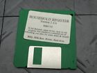 Household Register Ver 2.12s Green 3.5” Floppy Software Vintage