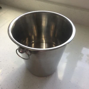 Champagne/Wine / Prosecco, Ice Bucket Bottle Cooler 21cm - Stainless Steel - Picture 1 of 3