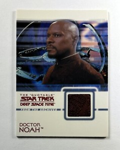 THE QUOTABLE STAR TREK DEEP SPACE NINE C10 DOCTOR NOAH SISKO COSTUME RELIC CARD