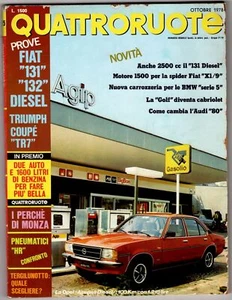 QUATTRORUOTE - N 275, OTTOBRE - 1978 - Picture 1 of 2