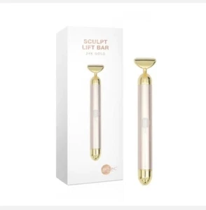 Skin Inc. Sculpt Lift Bar 24K GOLD Facial Massager-MSRP $125-NEW IN BOX!! - Picture 1 of 4