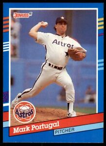 1991 Donruss Baseball Card Mark Portugal Rookie Houston Astros #268