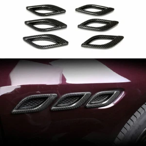 2013-21 Carbon Fiber Fender Side Air Outlet Cover Trim For Maserati Quattroporte - Bild 1 von 7