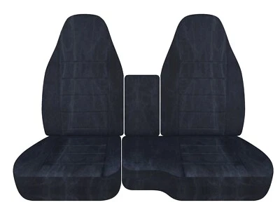 Fits 1991-2012 Ford Ranger 60/40 highback seat with Console truck seat covers - Image 1 of 4