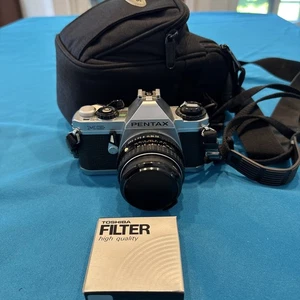 Pentax MG SLR Camera SMC Pentax-M 50mm Lens f2.0 JAPAN Bundle - Picture 1 of 10