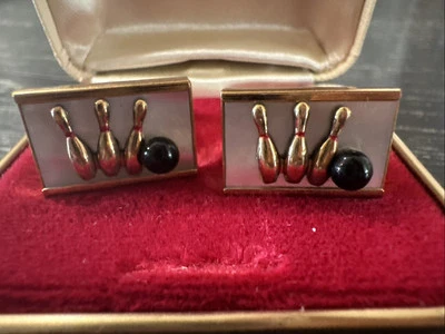 Calidad Kreisler - Gemelos de Bowling, 1/20-12K GF y Madreperla, PO-VG++ Foto 1 de 4