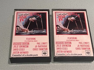Jeff Wayne's Musical Version of War of The Worlds - Double Cassette Tape Album - Picture 1 of 5