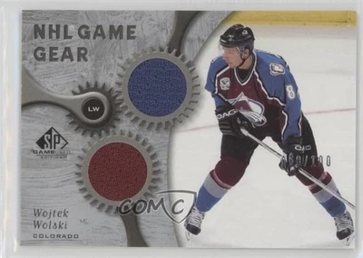 2005-06 SP Game Used Edition NHL Game Gear /100 Wojtek Wolski #GG-WW Rookie RC - Image 1 of 2