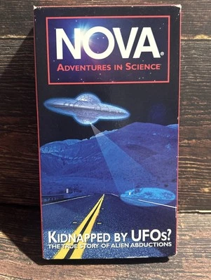 Kidnapped by UFOs? Vintage Aliens VHS 1996 PBS Nova WGBH Adventures in Science - Image 1 of 3