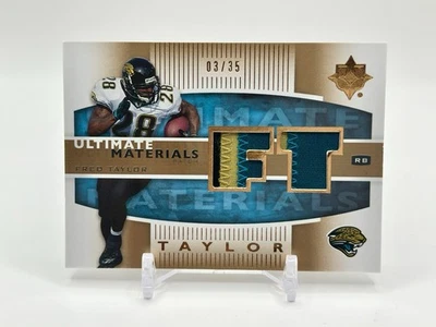 2007 Ultimate Collection Fred Taylor Materials 03/35 Sick Game-Used Patch #UM-FT - Image 1 of 4