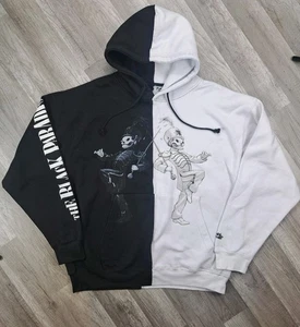 My Chemical Romance Hoodie The Black Parade Band Skeleton Sweater Y2k Mens Sz XL - Picture 1 of 8