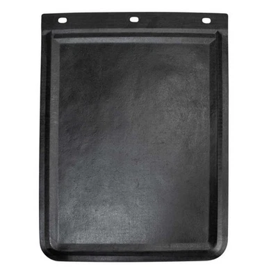 Plain Black 18" x 24" Standard Heavy Duty Rubber Semi Truck Mud Flaps- Set of 2 - Image 1 of 2