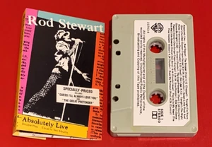 ROD STEWART Absolutely Live Cassette Tape Very Good++ Condition - Picture 1 of 1