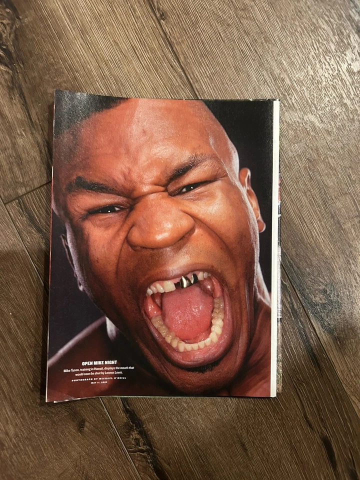 Pinup foto Iron Mike Tyson 8x11 CAJA campeón de peso pesado luchador Foto 1 de 1
