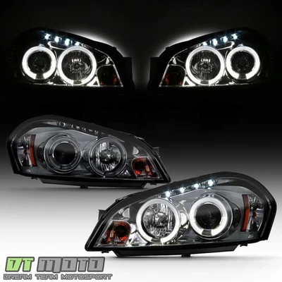 Smoked 2006-2013 Impala Halo Projector Headlights +LED Tail Lights Left+Right - Изображение 1 из 4