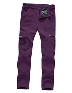 Women's Waterproof Windproof Outdoor Hiking Snow Ski Insulated Pants - Picture 1 of 7