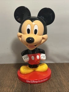 Walt Disney World Resort Mickey Mouse Bobble Head Plastic 8” Souvenir Vintage - Picture 1 of 8