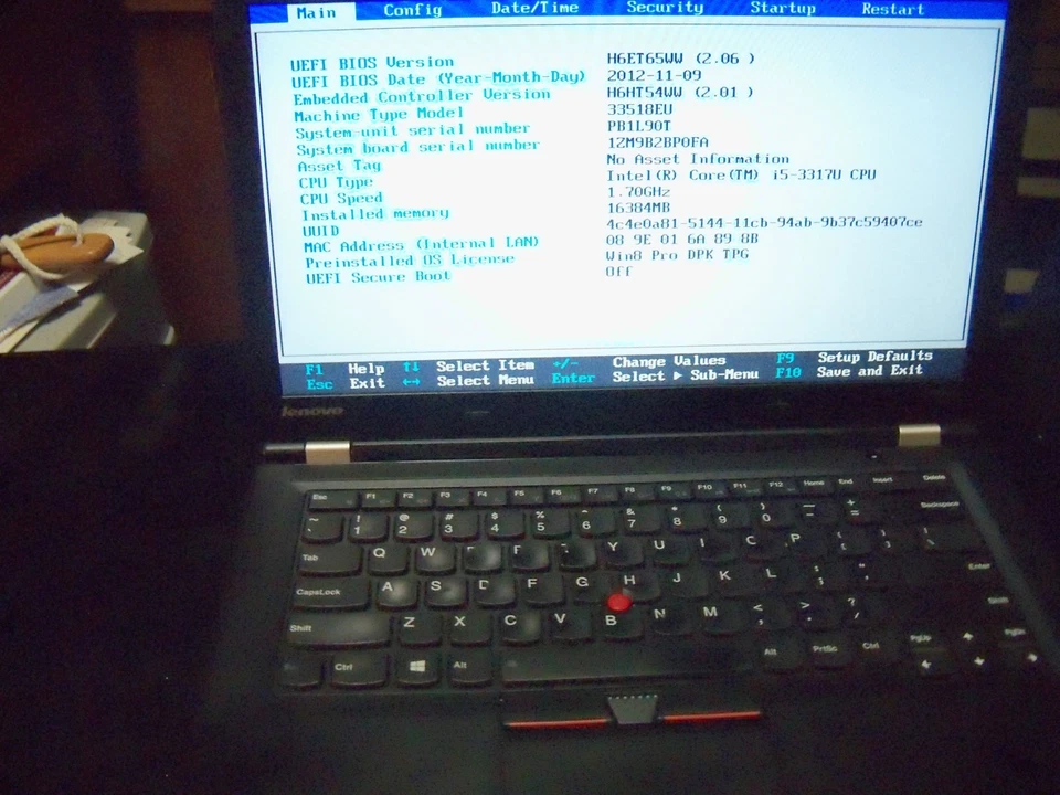 Lenovo Thinkpad T430u - Probado - Boots to Bios, 16GB Ram Foto 1 de 4