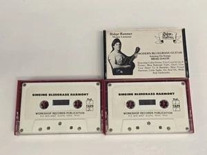 Modern Bluegrass Guitar and Singing Bluegrass Harmony Audio Cassette Brad Davis - Picture 1 of 6