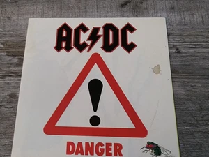 AC/DC Danger Picture Sleeve Poster 45 RPM Single - Picture 1 of 6