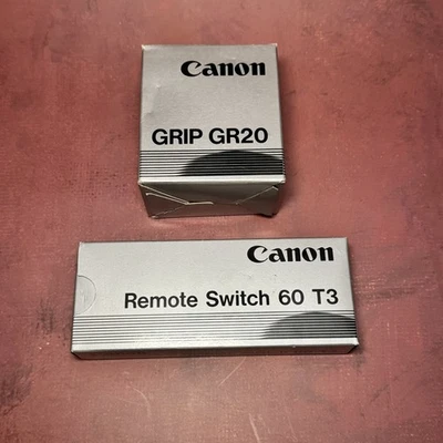 Canon Remote Switch 60 T3 & Canon Grip GR20 In Mint Condition And Original Box - Image 1 of 4