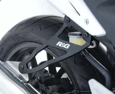 R&G EXHAUST HANGER FOR HONDA CB 500 X 2013 > 2016 BLACK SINGLE EH0057BKA - Image 1 of 3