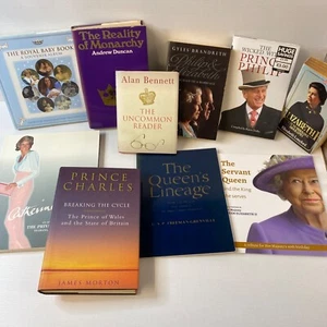 British Royal Family Monarchy Bargain Book Bundle - Job-Lot Queen Princess King - Picture 1 of 16
