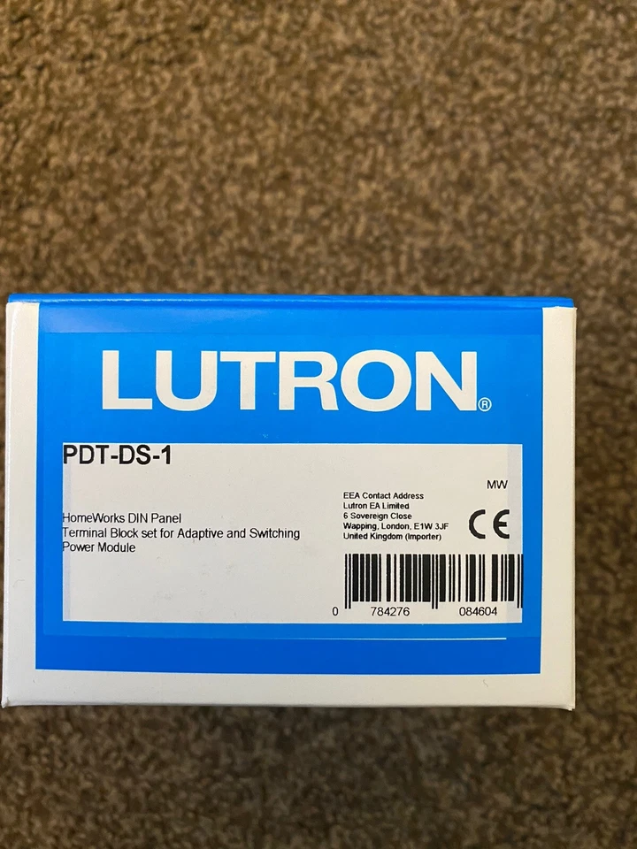 Lutron PDT-DS-1 Home Works DIN Panel Terminal Block - Image 1 of 4
