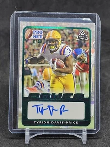 2021 Leaf PROSET TYRION DAVIS-PRICE AUTO #/50 EMERALD FOIL ROOKIE RC 49ers - Picture 1 of 2