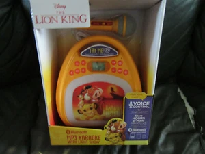 Disney Lion King Bluetooth MP3 Karaoke Machine with Light Show - Picture 1 of 3