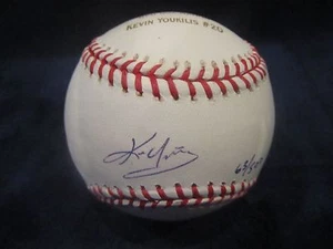 Kevin Youkilis Autographed & Engraved '07 WS Champs Baseball - MLB Hologram - Picture 1 of 9